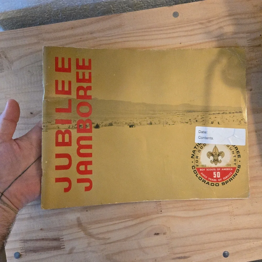 VTG 1960 BSA Jamboree Book Boy Scouts Of America Jubilee 50th Aniv. Colorado USA